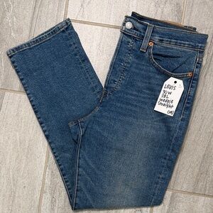 Levi’s Wedgie Straight Jeans High Rise Cropped | 30x28 | Like New